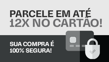 Parcele suas compras em 12x no cartão - sua compra é 100% segura